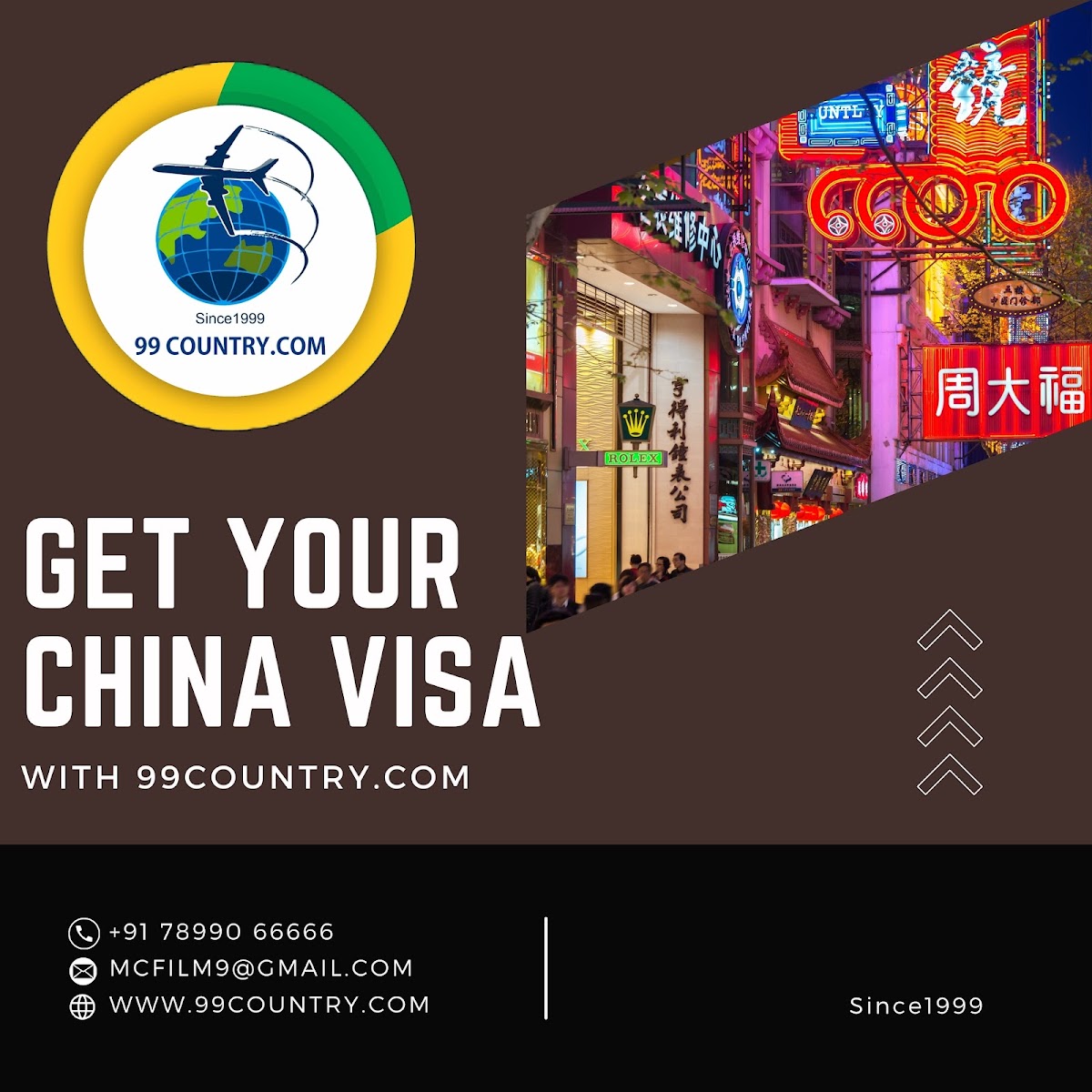 99Country.com , China Visa. Dubai visa agent and USA visa agent in Bangalore photo 3