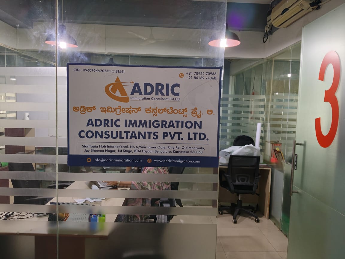 Adric Immigration Consultant Pvt Ltd-Top Immigration Consultants In Bangalore | Best Visa Consultants in Bangalore office