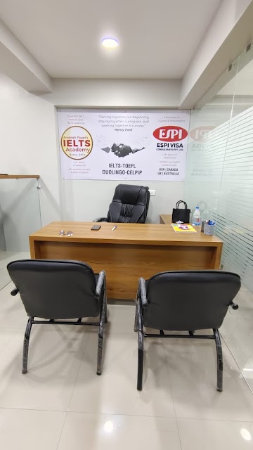 Ambrish Tiwari's IELTS Academy office