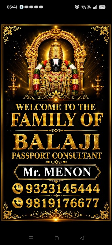 Balaji Passport Consultant office