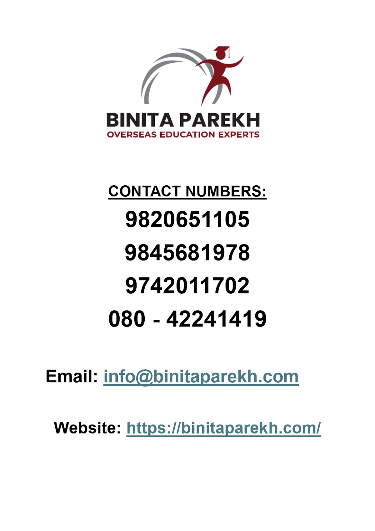 Binita Parekh Overseas Education Experts (Formerly Beyond Boundaries Overseas Education Consulting) office