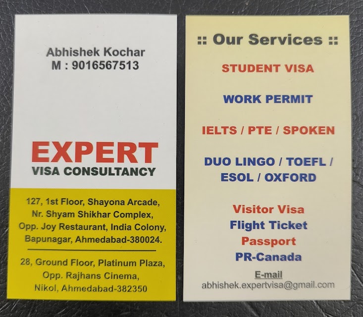 Expert Visa Consultancy - Bapunagar office