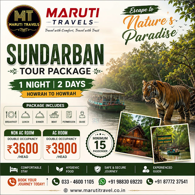 MARUTI TRAVELS Best travels agency near howrah and shalimar junction, approved by ministry of tourism, 24*7 service photo 2