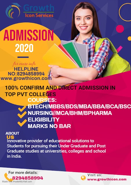 MBBS, BDS, MD, MS, BTech, MBA Admission Consultants-Growth Iccon office