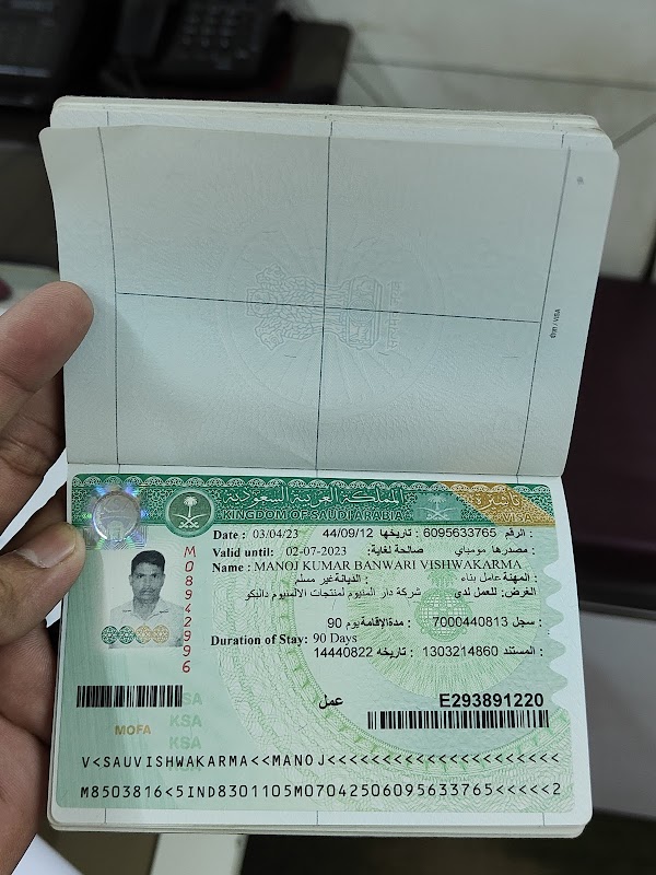 Saudi Arabia Work Employment Visa Stamping Services Mumbai photo 2