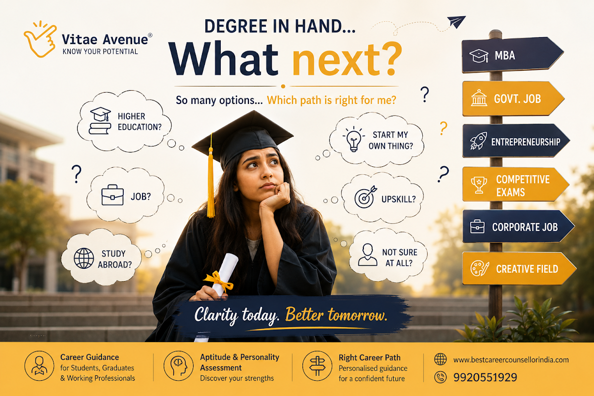 Vitae Avenue - Career Counsellor | Study Abroad Bachelors & Masters Program | Aptitude Test | DMIT | photo 2